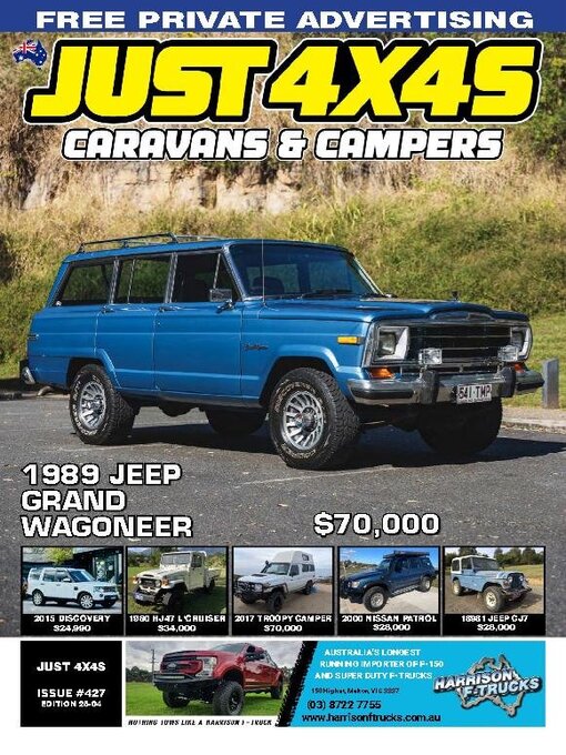 Title details for Just 4x4s, Caravans & Campers by JUST AUTO Classifieds Pty Ltd - Available